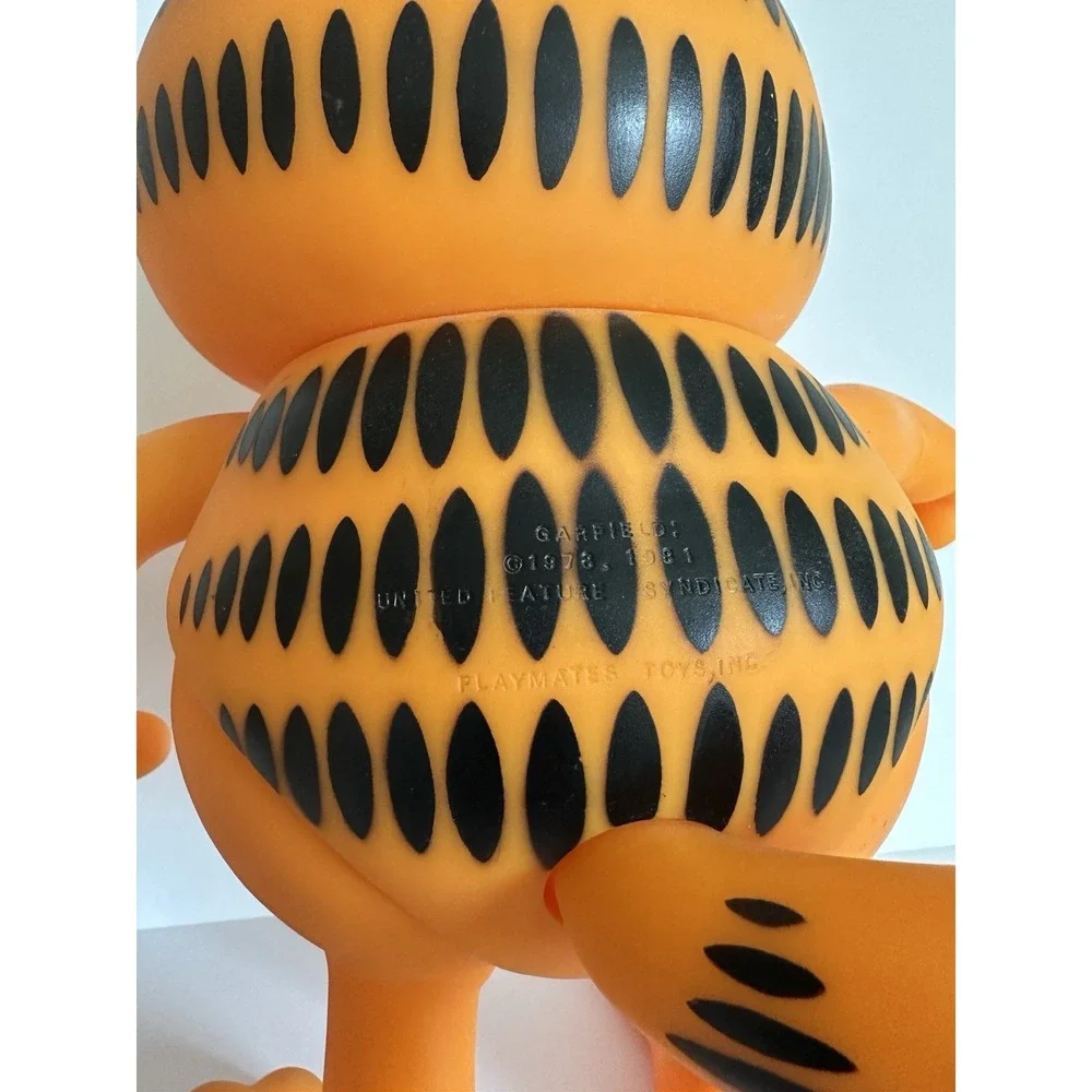 Rare Vtg Playmates Garfield 1981 Vinyl 12.75